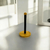 Porta Rollo De Cocina Premium Negro Punta Y Base De Bamboo - comprar online