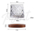 Vaso De Whisky Giratorio 360º Con Base De Madera - JUMIC