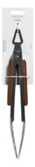 Imagen de Pinza De Acero Inoxidable Y Madera De Acacia Con Traba Small