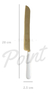 Cuchillo Para Pan Premium Gold - comprar online