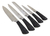 Set De Cuchillos Con Taco Premium De Acero Inox X 5 Unidades