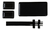 Set De Sushi Para 2 Porcelana Blk - JUMIC