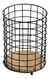 Cubiertero Vertical Porta Utensilios Negro Con Base Bamboo en internet