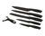 Set De Cuchillos Premium De Acero Inox X 6 Unidades Black - comprar online