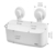 Organizador De Baño Con Ventosa Sopapa Bathlux Btx - JUMIC
