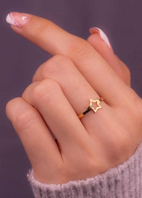 Anillo Estrellita Dorado