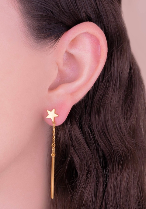 Aretes Estrellas Largos