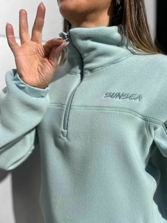 buzo polar - acero - sport fashion