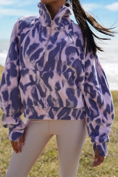 buzo polar corderito - sport fashion