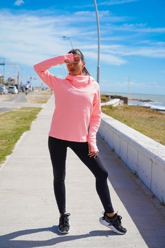 buzo polar con capucha - sport fashion