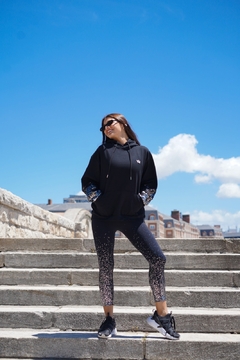 calza foil negra - sport fashion