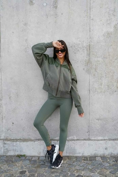 campera bomber verde - comprar online