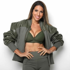 campera bomber verde