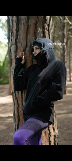 buzo trekking - negro