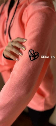 Imagen de campera polar - papaya