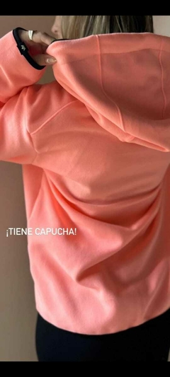 campera polar - papaya - tienda online
