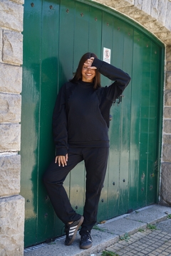 Buzo de frisa - negro - comprar online