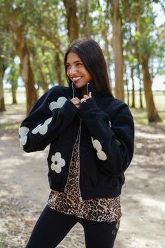 campera bomber de polar - comprar online