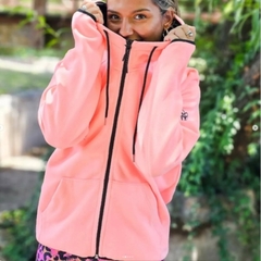 campera polar - papaya - sport fashion