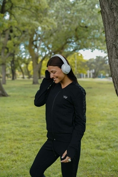 Campera de algodón rústico - negra - sport fashion