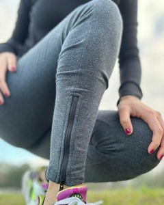 babucha frisada - gris