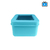 Lata Quadrada 6,5X4 Tiffany com Visor (1un)