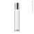 Vidro Rollon Cilíndrico Transparente Tampa Prata 10ml (1un) - comprar online