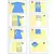 Roupa dobrável placa adultos criança dobrador dobrador de roupas plástico prático detacha todo o tamanho rápido dobrar a roupa t camisas - GeouLOja