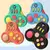 Spinner de mão colorido edc fidget spinner arco-íris spiner anti-ansiedade bri