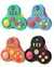 Spinner de mão colorido edc fidget spinner arco-íris spiner anti-ansiedade bri - comprar online