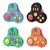 Spinner de mão colorido edc fidget spinner arco-íris spiner anti-ansiedade bri - comprar online