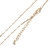 Cadena laminada oro 18k/goldfilled con eslabones alargados - comprar online