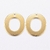 Colgante letra inicial acero dorado (disponible A-Z) - comprar online