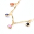 Pulsera flores laminada oro 18k/goldfilled - comprar online