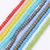 10 TIRAS FACETADAS DE COLORES SURTIDOS DE 3x2MM