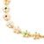 Pulsera con flores laminada oro 18k/goldfilled - comprar online