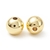 Separadores bolitas laminadas oro 18k/goldfilled 8mm (dorado, blanco y rosado)