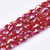 TIRAS DE CRISTAL FACETADAS TRANSPARENTES ELECTROCHAPADA DE 8x6MM - Victor Gemas