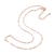 Cadena gold rose eslabones largos - comprar online