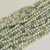 Tira facetada piedra natural cuarzo verde 3,5mm