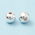 Separadores bolitas laminadas oro 18k/goldfilled 8mm (dorado, blanco y rosado) - comprar online