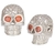 DIJE DE CALAVERA CON CRISTALES - Victor Gemas