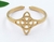 Anillo nudo de bruja talle #6