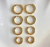 Par de aros argollas básicas - comprar online