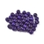 Cuentas de madera violeta 8mm precio por 20 gramos