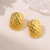 Aros piña dorados - comprar online