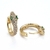 PAR DE AROS SERPIENTES LAMINADOS ORO 18K/GOLDFILLED