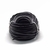 Cordón de cuero chato negro