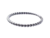 Anillo plateado trenzado