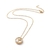 Collar Fé acero dorado - comprar online